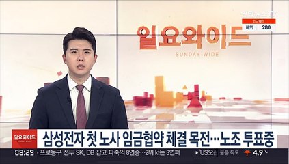 삼성전자 첫 노사 임금협약 체결 목전…노조 투표중