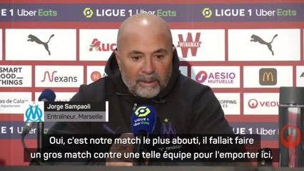 22e j. - Sampaoli : "Notre match le plus abouti"