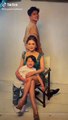 Lâm Khánh Chi và chồng cũ chụp chung khung hình vì con trai