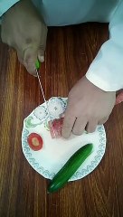 amazing art idea carrot and cucumber.