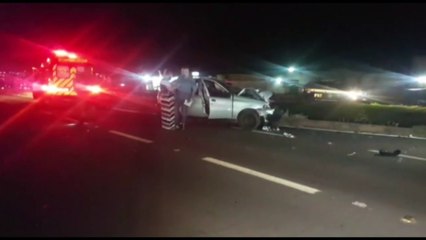 Motociclista morre em grave acidente na rodovia BR-277, no Turisparque