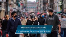 Continúan altas cifras de contagios por Covid; México registra 51 mil 368 casos en un día