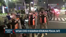 Kerumunan Sate Taichan Senayan Dibubarkan Petugas Gabungan Karena Melewati Jam Malam