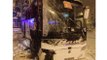 Amasya-Merzifon’da yolcu otobüsü bariyerlere çarptı: 30 yaralı