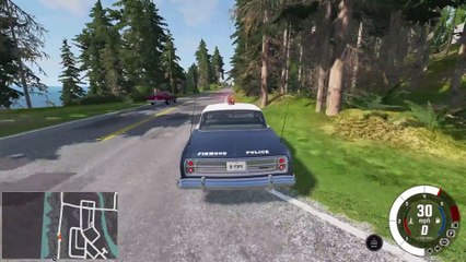 BeamNG Drive Old-School Police Chase
