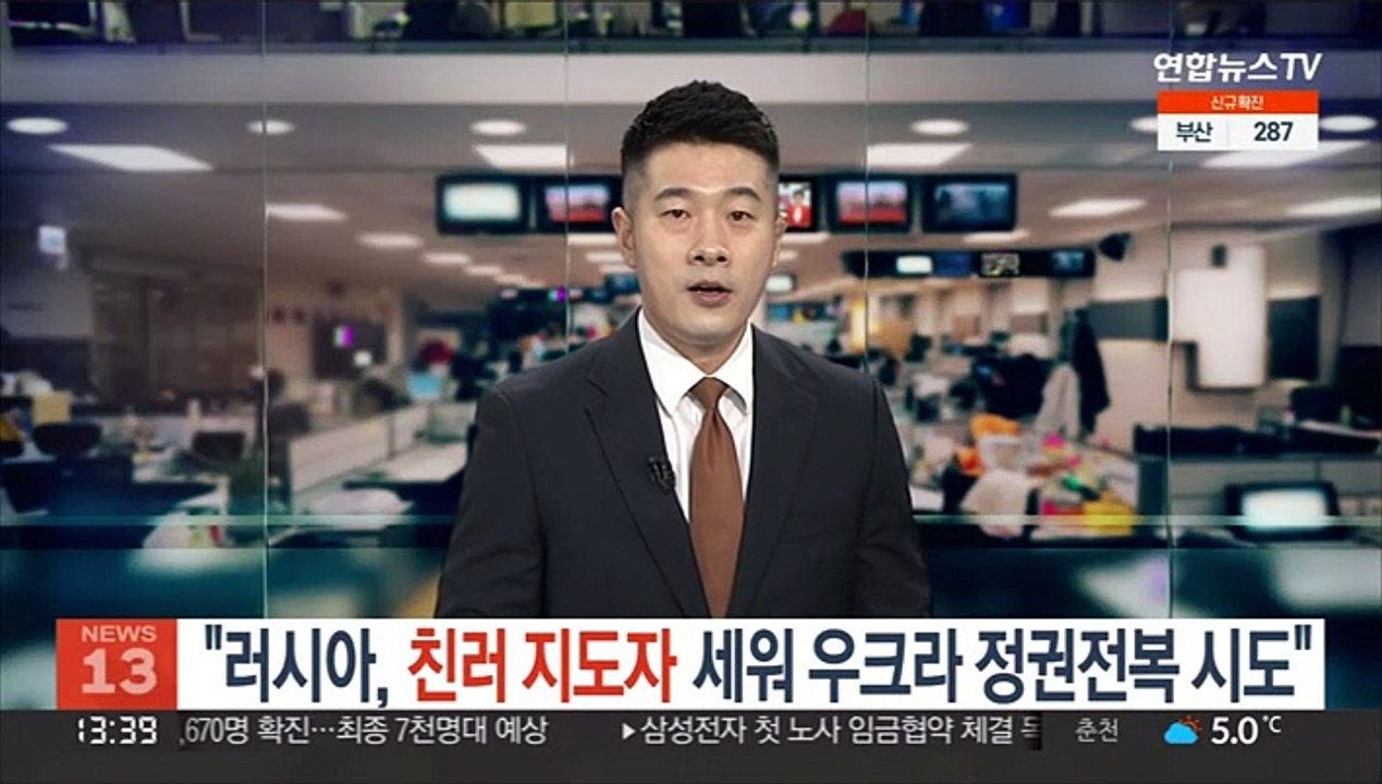 "러시아, 친러 지도자 세워 우크라 정권전복 시도"
