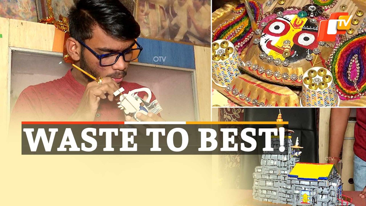 Lord Jagannath & Kedarnath This Time! Miniature Artist From Cuttack Creates Beauty Out Of Waste