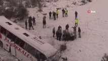 Kuzey Marmara Otoyolu'nda yolcu otobüsü şarampole devrildi. Olay yerine çok sayıda sağlık ekibi sevk edildi.