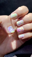 "Abstract" theme nail art