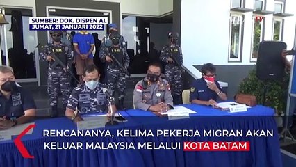 Download Video: TNI AL Gagalkan Penyelundupan Pekerja Migran Indonesia Ilegal ke Malaysia