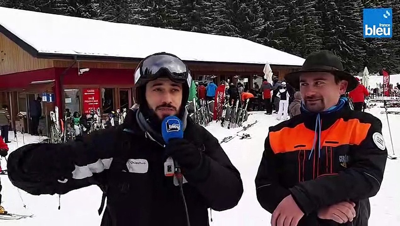 En direct de Gérardmer : la descente en ski et le domaine skiable