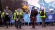 Partidarios de la independencia de Escocia se manifiestan en Glasgow contra Boris Johnson