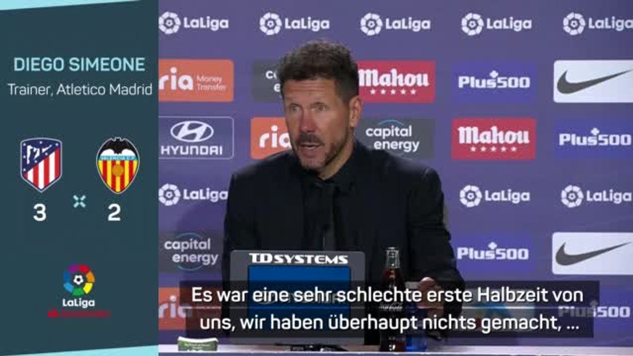 Simeone: 'Fans lassen uns nicht im Stich'