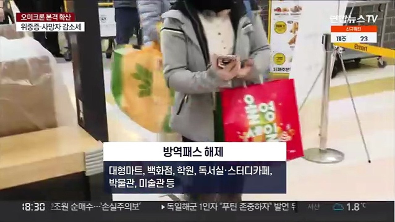 내일부터 방역패스 예외대상 확대…소송 등 논란 지속