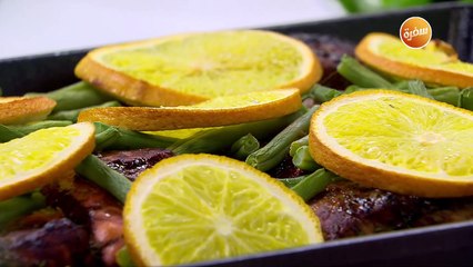 سلمون ستيك بالبرتقال  | نورا السادات