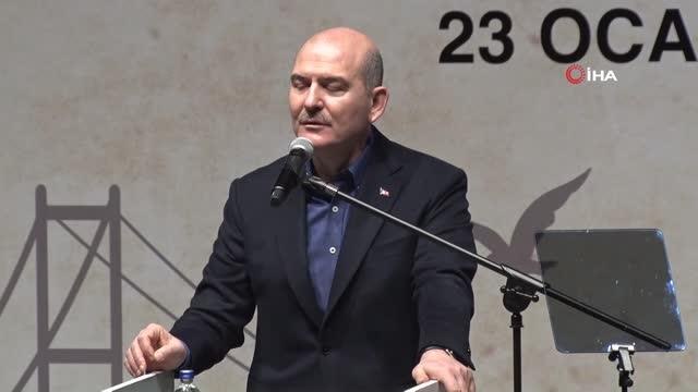 Son dakika haberi! İçişleri bakanı Süleyman Soylu; Dağdaki silahlı eleman sayısı 150'nin altına geldi.