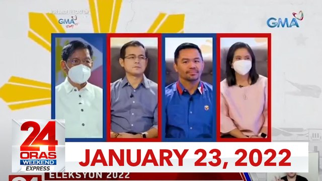 24 Oras Weekend Express: January 23, 2022 [HD]