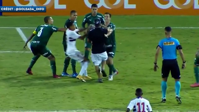 Brésil : scènes effroyables lors d'un match de Coupe entre São Paulo et Palmeiras