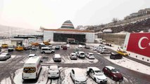 Şanlıurfa'da kar yağışı nedeniyle otobüs seferleri durduruldu