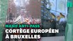 À Bruxelles, des heurts éclatent lors d'une manif 