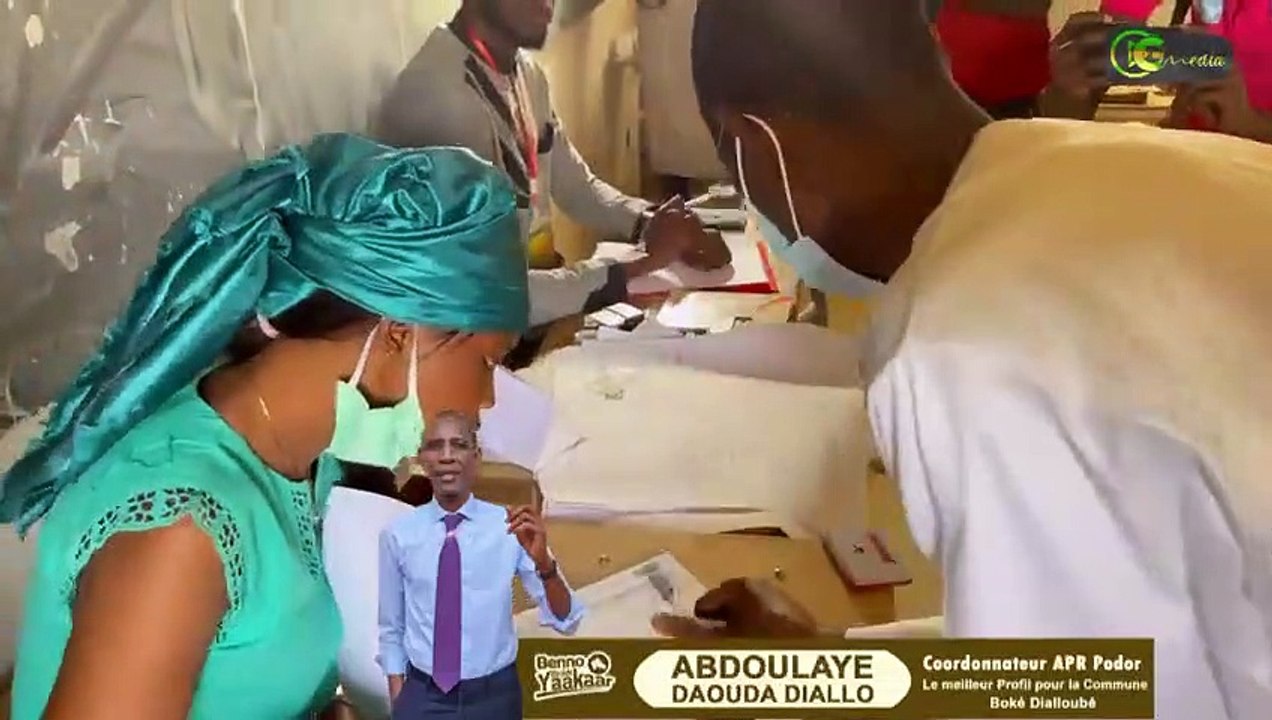 VIDEO+ PHOTOS: Abdoulaye Daouda Diallo après son vote