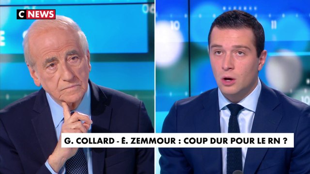 Jordan Bardella sur le départ de Gilbert Collard : «Vous avez des gens qui sont fascinés par la polémique»