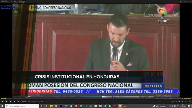 teleSUR Noticias 11:30 23-01: Crisis Institucional en Honduras