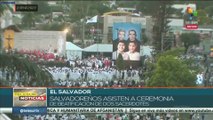 Salvadoreños asisten a ceremonia de beatificación