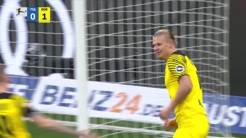 Le Borussia Dortmund s'offre Hoffenheim, Haaland et Reus buteurs (vidéo)