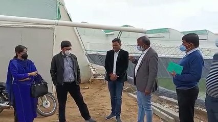केन्द्रीय अतिरिक्त सचिव ने  कृषि उद्यानिकी गतिविधियों का जायजा लिया