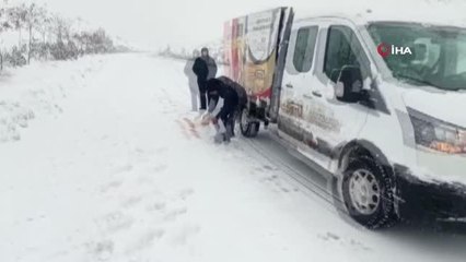 Büyükşehir Belediye ekipleri sokak hayvanlarını unutmadı