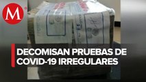 En Colima decomisan pruebas de covid-19 irregulares