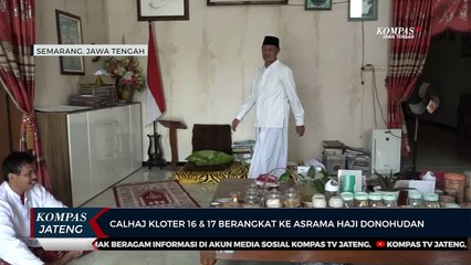 Calon Haji Kloter 16 dan 17 Berangkat ke Asrama Haji Donohudan