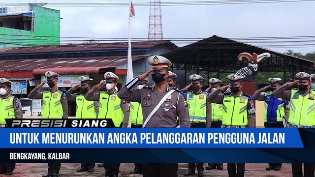 Polres Bengkayang Gelar Apel Pasukan Operasi Patuh Kapuas-2022