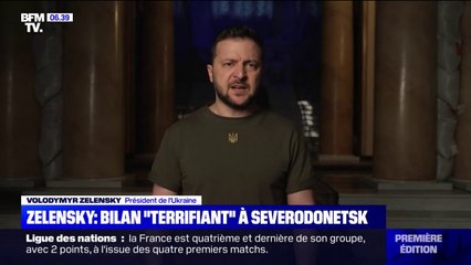 Guerre en Ukraine: Volodymyr Zelensky parle d'un bilan "terrifiant" dans le Donbass