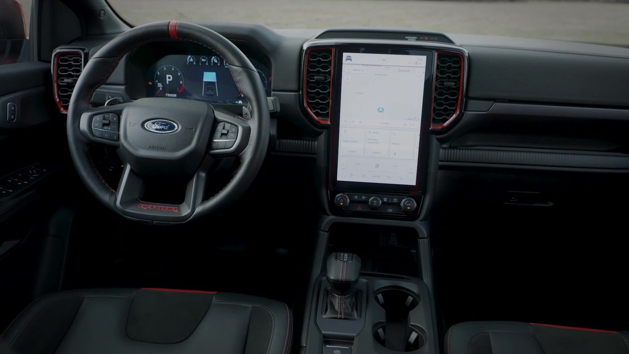 Der Ford Ranger Raptor - Zentraler Touchscreen mit 12 Zoll-Diagonale