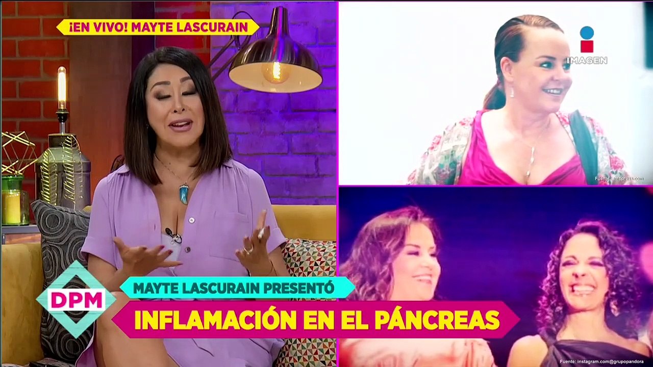 Mayte Lascurain EN VIVO sobre su inflamación en el páncreas