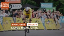 #Dauphiné 2022 - Stage 4 - Highlights