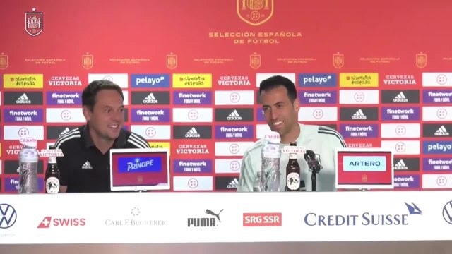 Rueda de prensa de Sergio Busquets