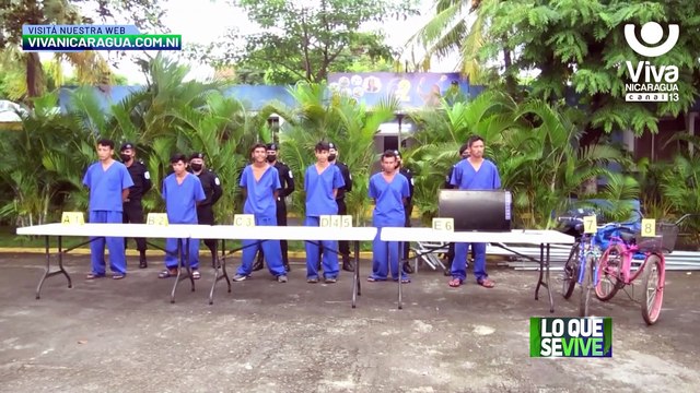 Presentan a señalados de cometer delitos de peligrosidad en Chinandega