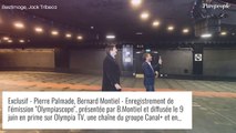 Pierre Palmade fête ses 30 ans de carrière avec Bernard Montiel dans Olympiascope