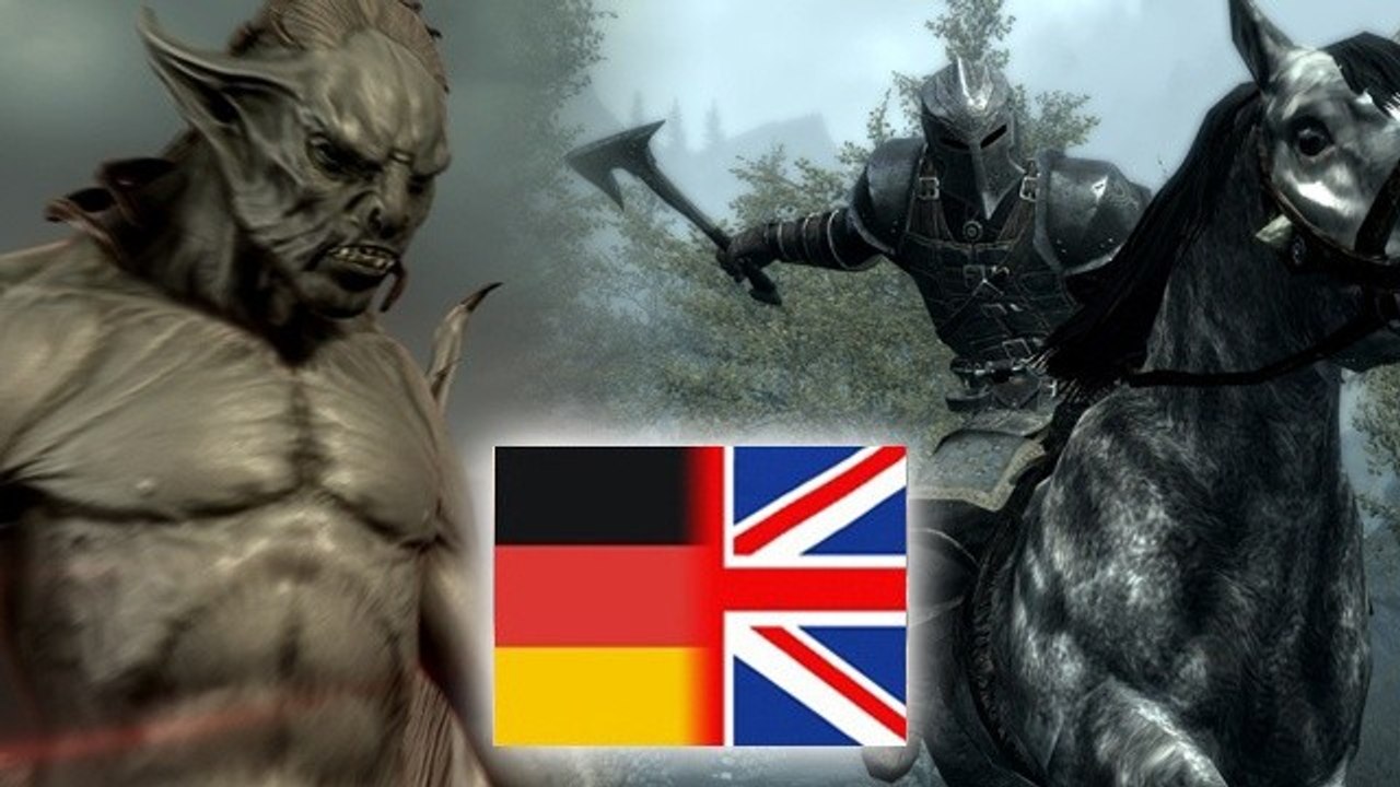 The Elder Scrolls 5: Skyrim - Dawnguard - Sprachvergleich: deutsch / englisch