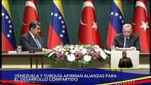 Venezuela y Turquía suscriben tres acuerdos estratégicos para el desarrollo comercial