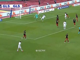 هدف بولندا الأول في بلجيكا