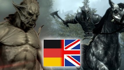 The Elder Scrolls 5: Skyrim - Dawnguard - Sprachvergleich: deutsch / englisch