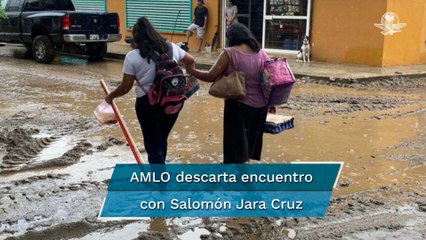 AMLO anuncia visita a tres municipios afectados por “Agatha” en Oaxaca