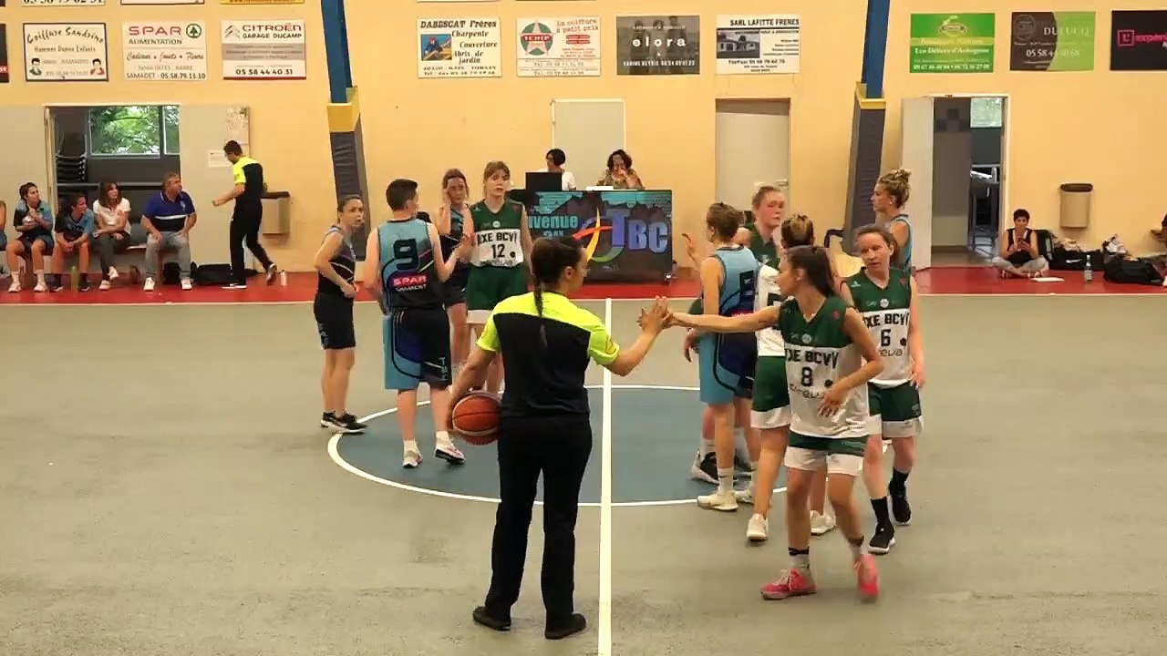 04.06.2022 Séniors 1 Feminin  TURSAN BASKET CHALOSSE 1- BASKET CLUB AIXE  1e Partie