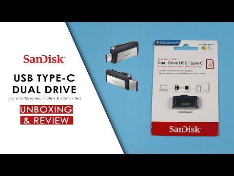 SanDisk 128GB Dual Drive USB Type C Unboxing & Testing