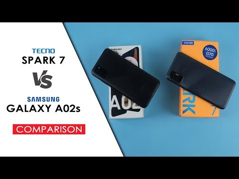Tecno Spark 7 VS Samsung A02s Comparison | Speed Test | Gaming Test | Camera Test