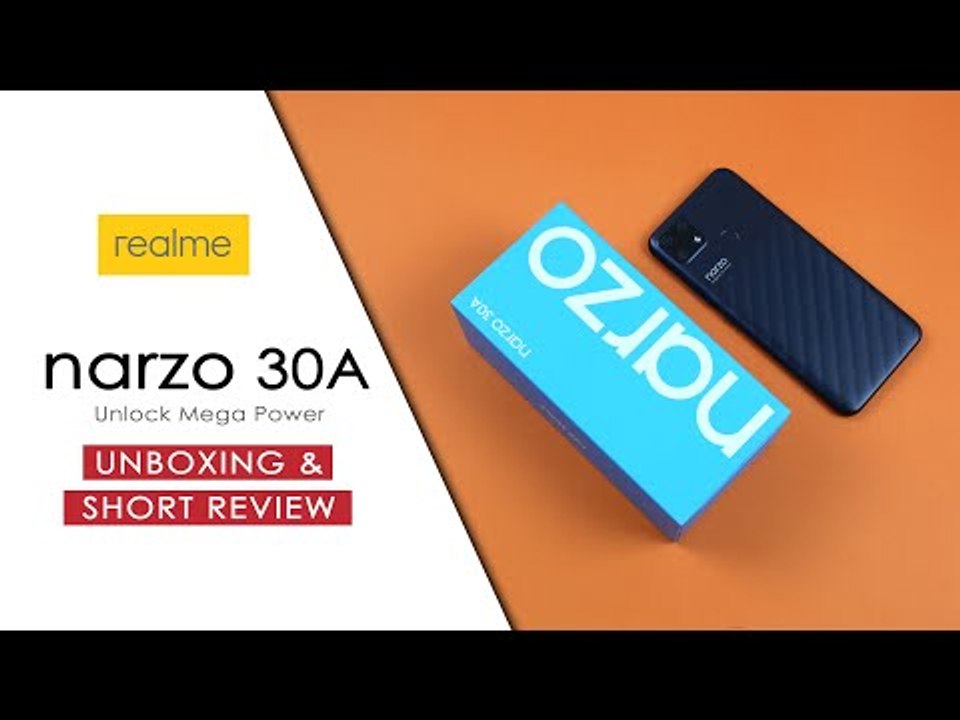 realme Narzo 30A Unboxing & Review |  realme Narzo 30A pubg Test